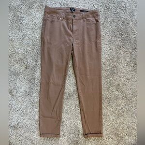 Jones New York Madison Skinny Ankle Pants – Tan, Size 12